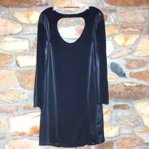 Venus black bodycon dress